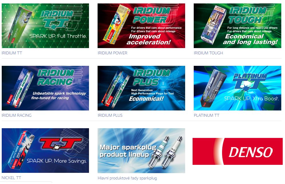 ZAPALOVACÍ SVÍČKY DENSO WWW.MXTECH-ESHOP-CZ 