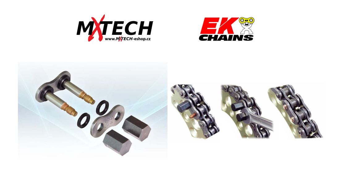 Samonýtovací spony řetězu EK CHAINS
