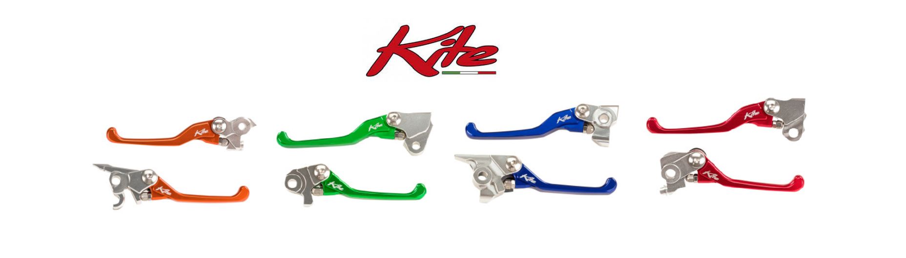 Sklopné páčky motocyklu Kite