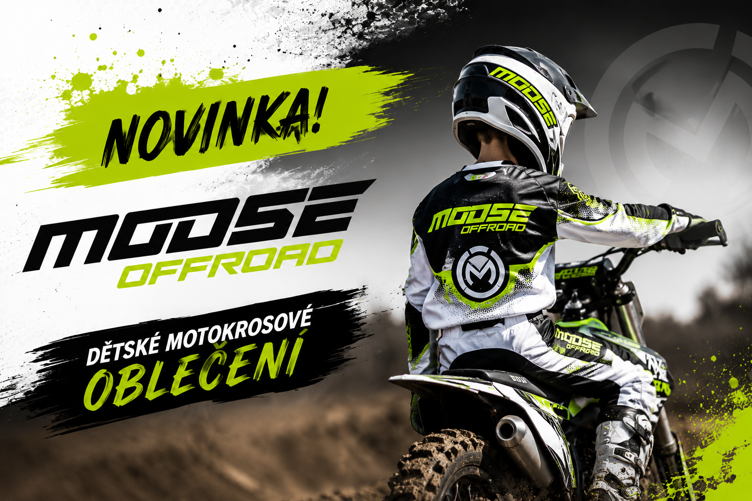 DĚTSKÉ MOTOKROSOVÉ OBLEČENÍ MOOSE OFFROAD