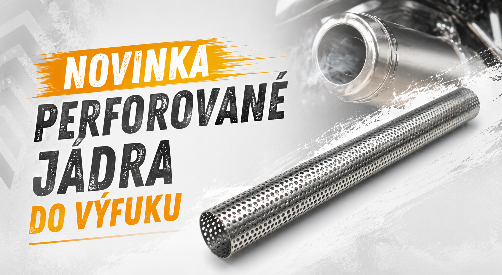 PERFOROVANÉ JÁDRA DO VÝFUKU MOTOCYKLU LA CHOPPERS