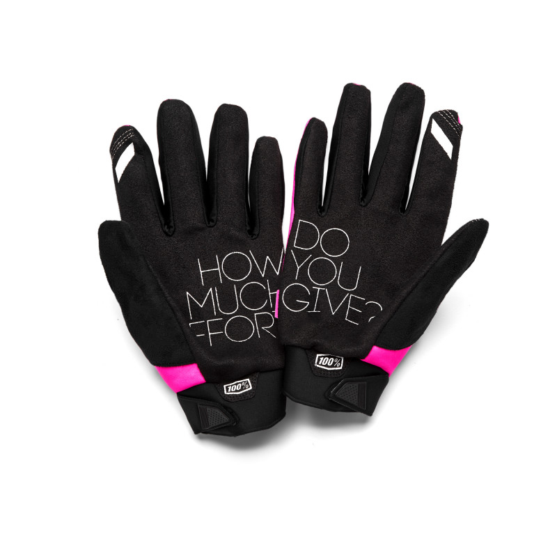 Dámské motokrosové rukavice 100% BRISKER PINK/BLACK