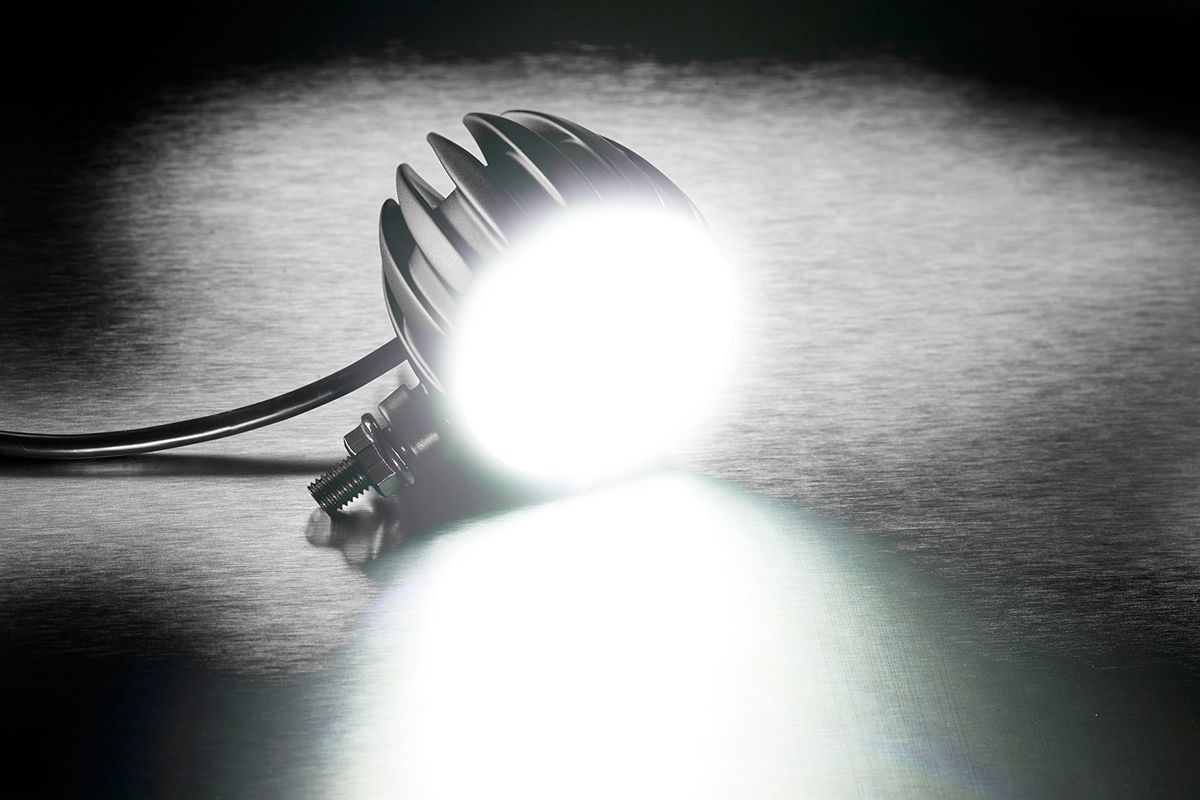 Led denní svícení KELLERMANN DAYCAN  černá/čiré sklo - 1 kus