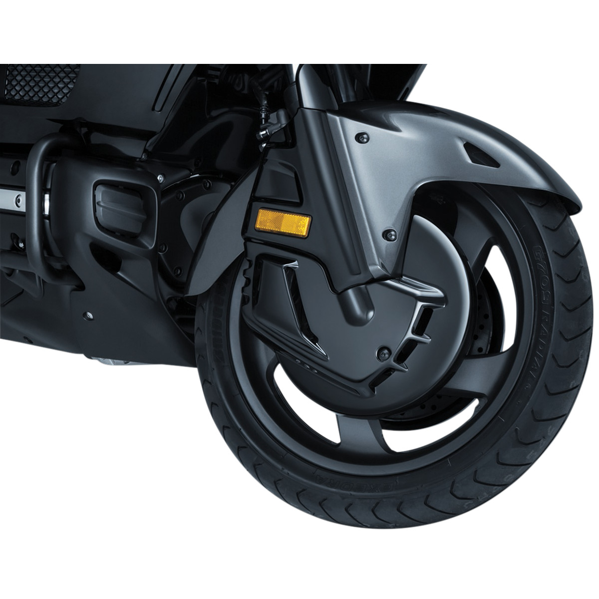 Kryty brzdových kotoučů KÜRYAKYN BRAKE ROTOR COVER CHROME pro HONDA GL1800B (SC68) GOLD WING F6B 2013-2016