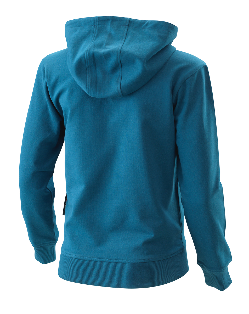 a Dětská mikina KTM KIDS RADICAL ZIP HOODIE modrá vel. 116 / XS / 5-6 let /
