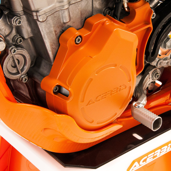 Sada kryt víčka spojky, zapalování a vodní pumpy ACERBIS pro GAS GAS EC 250/300 2021- barva černá