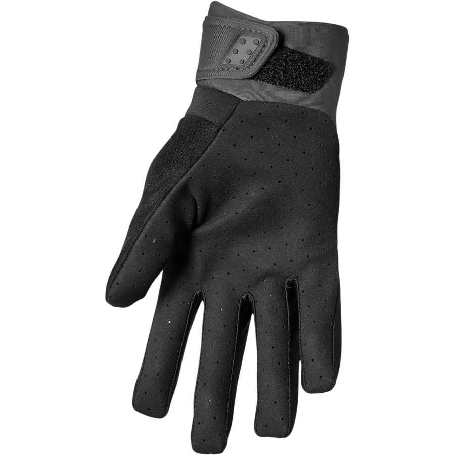 a Motokrosové rukavice THOR SPECTRUM COLD WEATHER ŠEDÁ/ČERNÁ vel. XL
