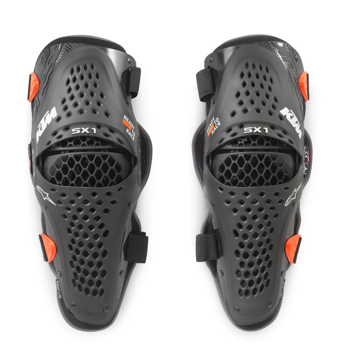 Kloubové kolenní chrániče KTM SX-1 V2 KNEE PROTECTOR černé vel. XXL
