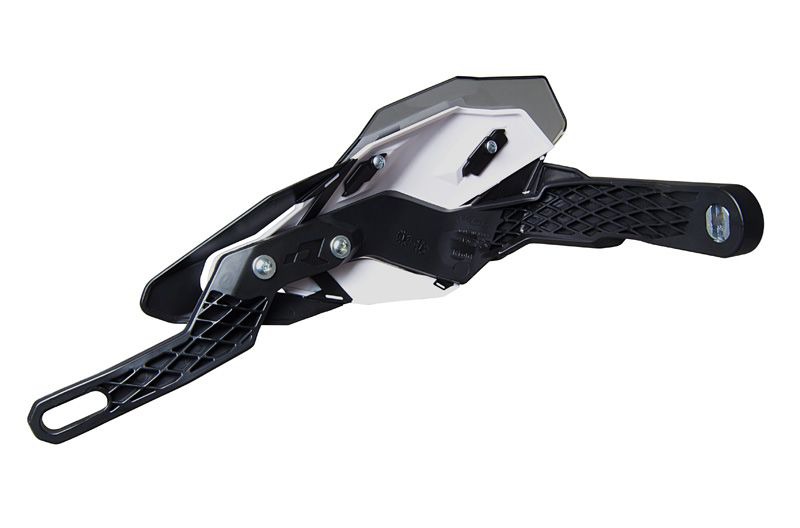 Motocyklové ochranné kryty páček RTECH HP3 ADVENTURE barva černá - bez montážní sady