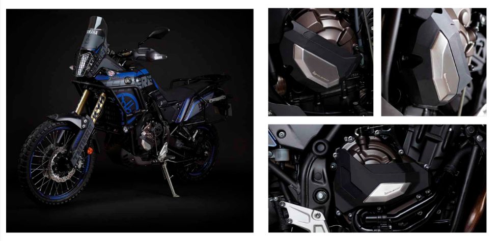 Sada odolných krytů alternátoru a spojky motocyklu POLISPORT KIT ENGINE COVER pro YAMAHA XSR 900 2015-2021