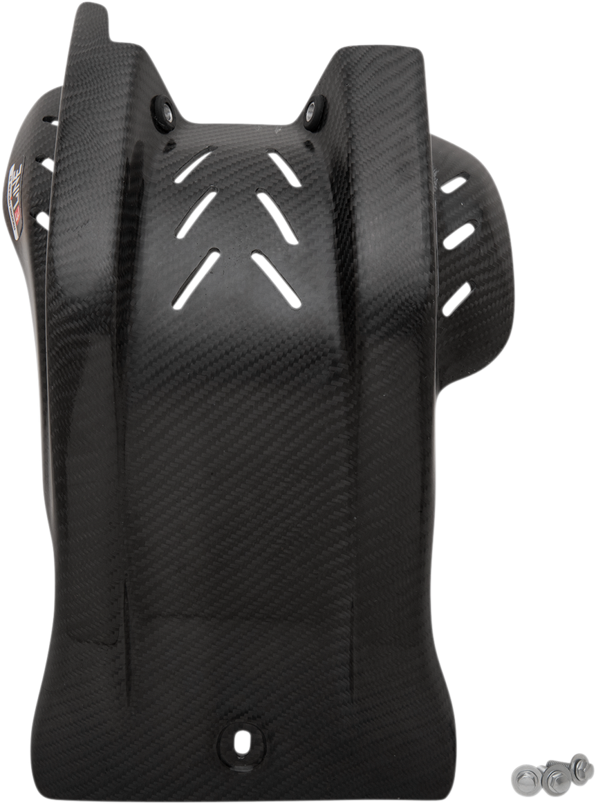 Carbonový / karbonový kryt motoru motocyklu MOOSE RACING SKID PLATE pro KTM XC-F 450 2019-2022 (tab. mount. )