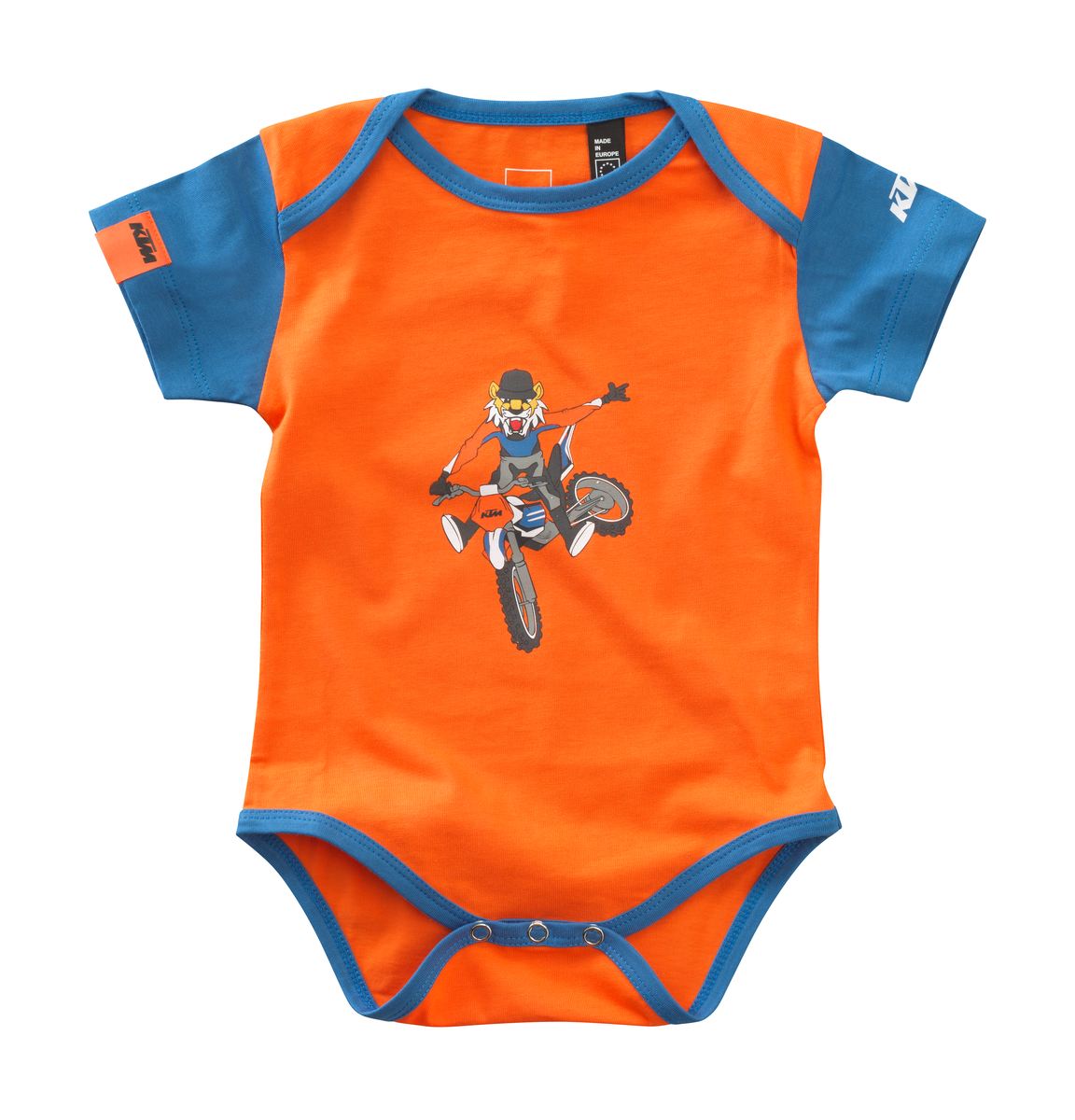 a Sada dětských bodýček KTM BABY RADICAL BODY SET oranžové/modré 2 kusy 86 /12-18 měsíců