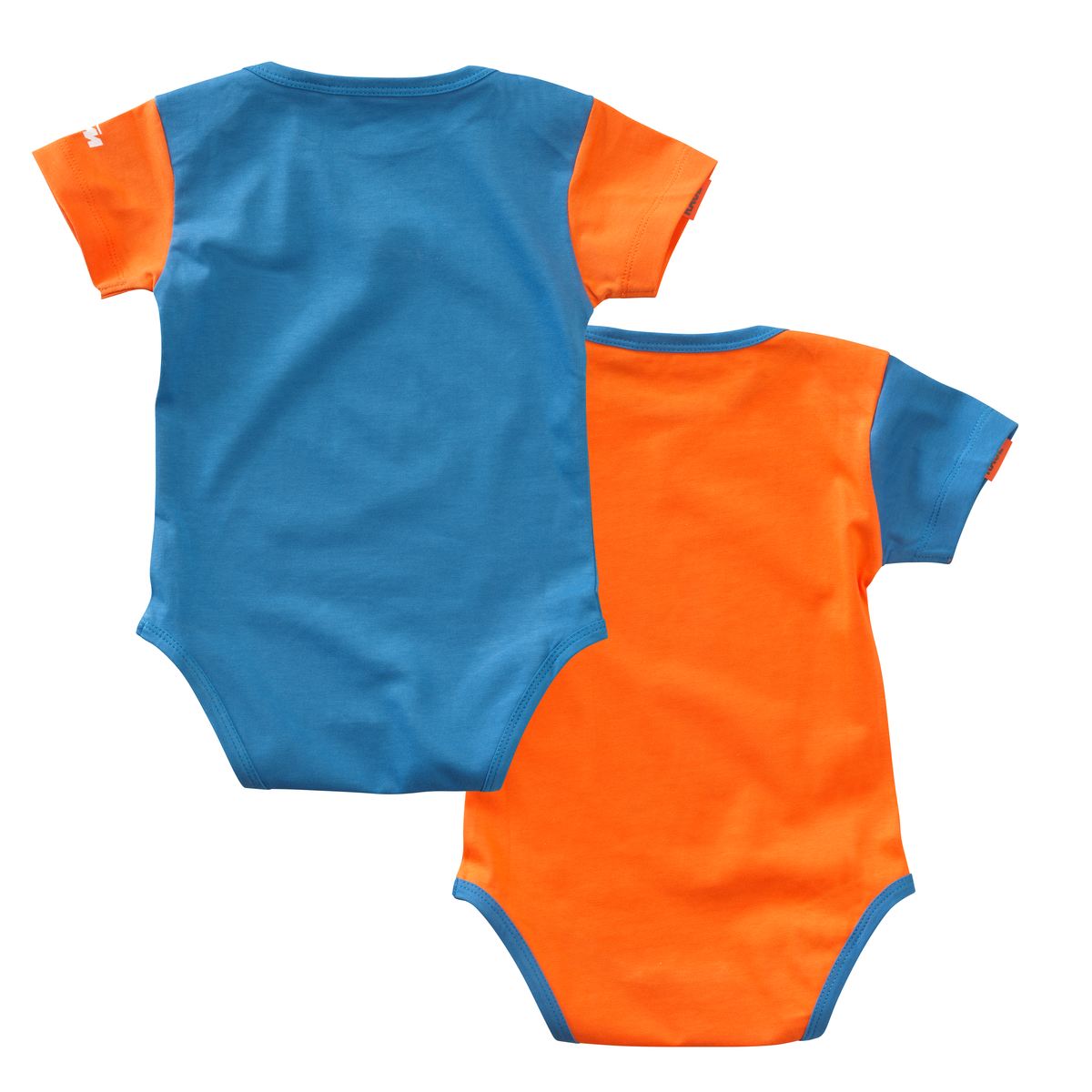 a Sada dětských bodýček KTM BABY RADICAL BODY SET oranžové/modré 2 kusy 86 /12-18 měsíců