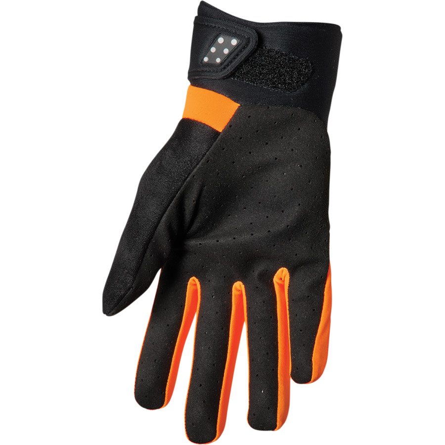 a Motokrosové rukavice THOR SPECTRUM COLD WEATHER ORANŽOVÁ/ČERNÁ vel. S