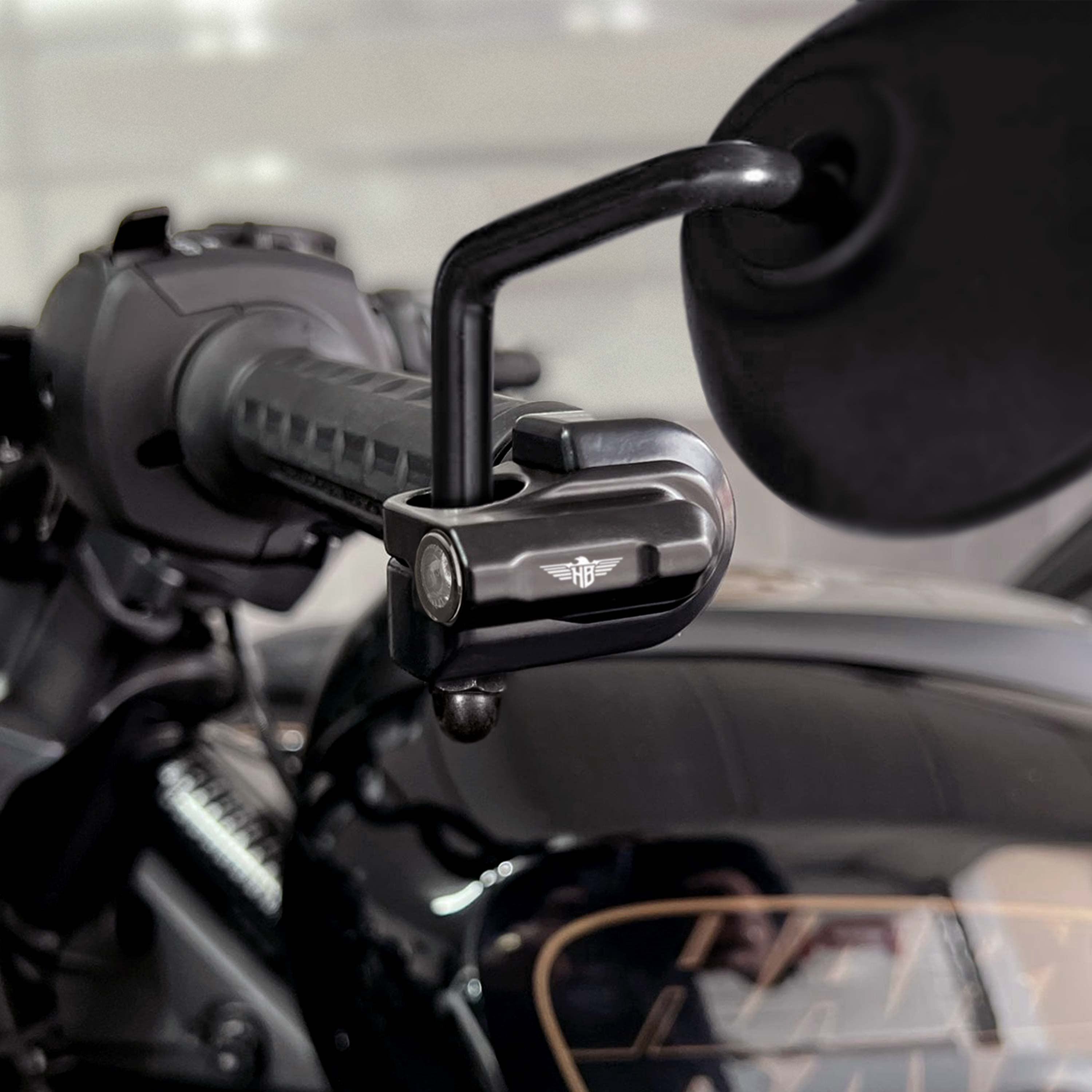 Blinkry na řidítka motocyklu HEINZ BIKES NANO SPORT pro Harley Davidson XL 1200 X rok 2021-2022, barva černá, pár 