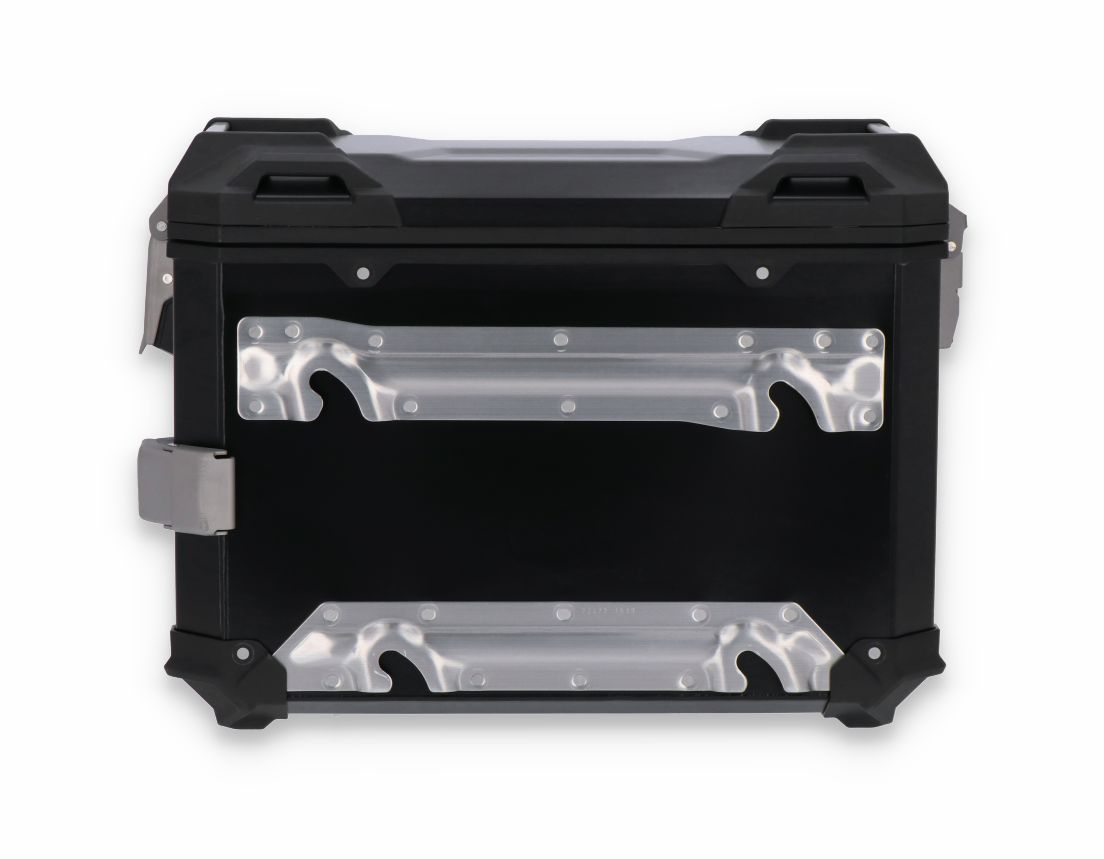 Boční motocyklový hliníkový kufr SW-MOTECH TRAX ADV SIDE CASES obsah 37 litrů, barva černá, montážní pozice pravá, 1 kus