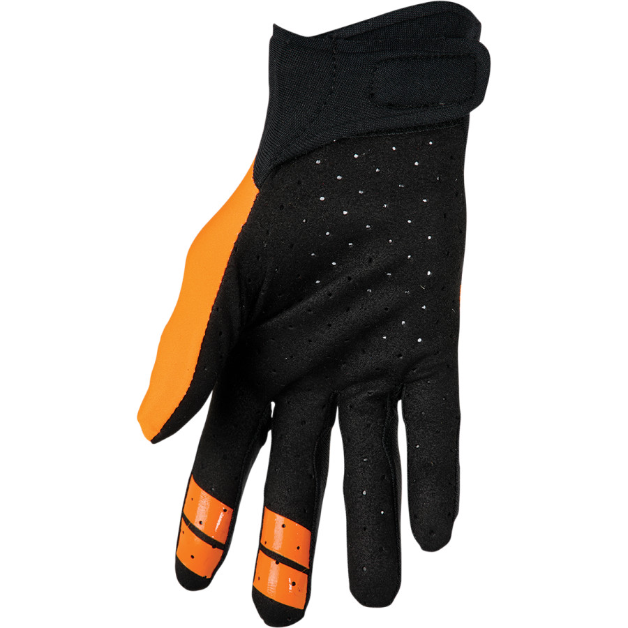 a Motokrosové rukavice THOR AGILE FLUO ORANŽOVÁ/ČERNÁ vel. S