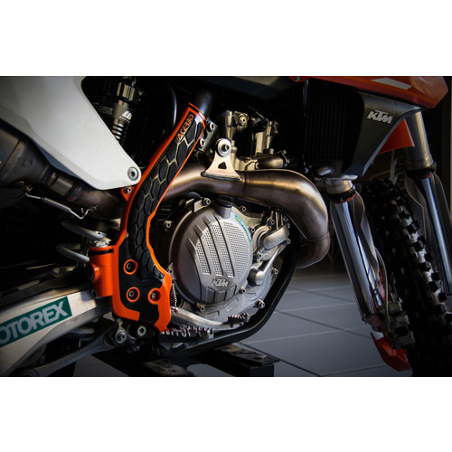 Kryty rámu motocyklu ACERBIS HUSQVARNA TC/FC/FX/TX rok 2023 bílá/černá
