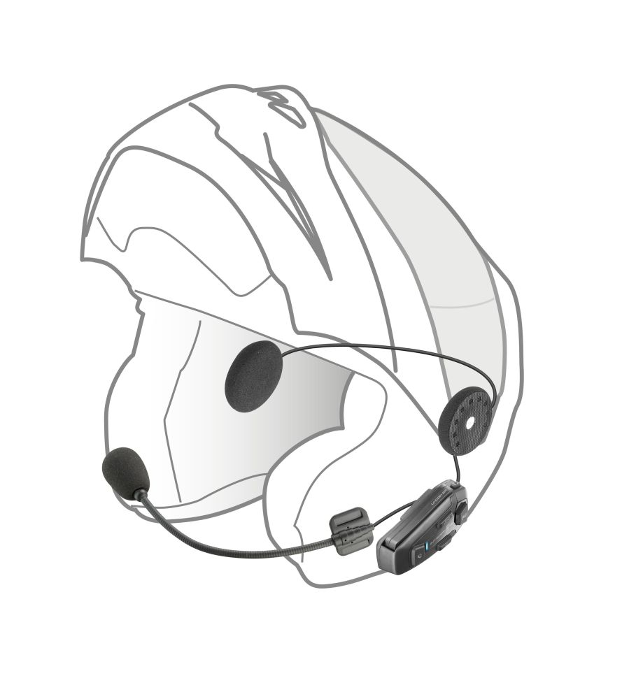 Bluetooth headset pro uzavřené a otevřené přilby INTERPHONE U-COM8R 