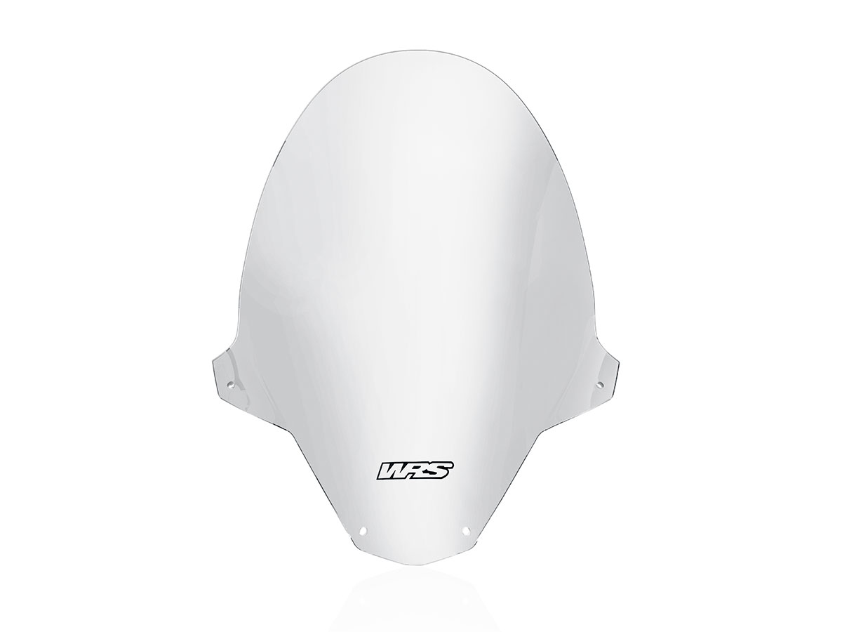 Plexi motocyklu WRS verze TOURING pro motocykly APRILIA TUONO V4 1100 RR ABS viz popis rok 2021-2024, výška 38,5 cm, šíře 34 cm, barva čirá