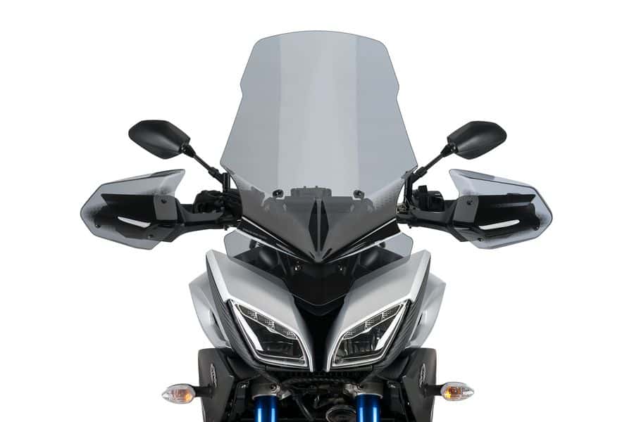 Plexi motocyklu PUIG verze touring pro YAMAHA MT-09 ABS rok 2015-2017, barva plexi kouřová, výška plexi 64 cm