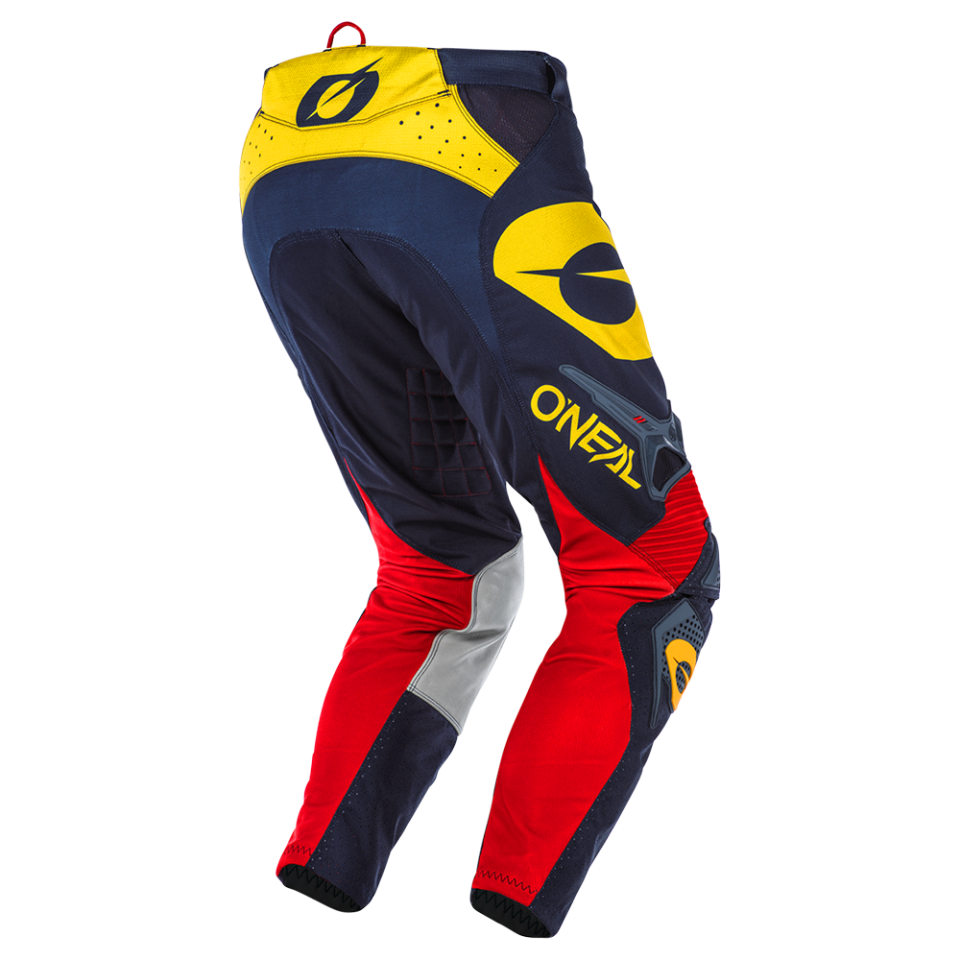 a Motokrosový komplet ONEAL HARDWEAR HAZE modrozelená/červená velikost 34 + L