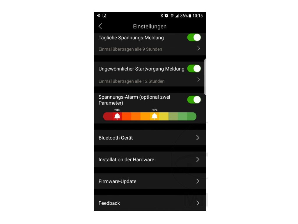 Monitor akumulátorů / stavu baterie JMP SKAN 2 LITHIUM Bluetooth propojení s aplikací, pro 12 V lithiové baterie