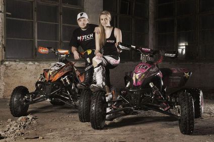 Unisex triko MXTECH s krátkým rukávem černé velikost M