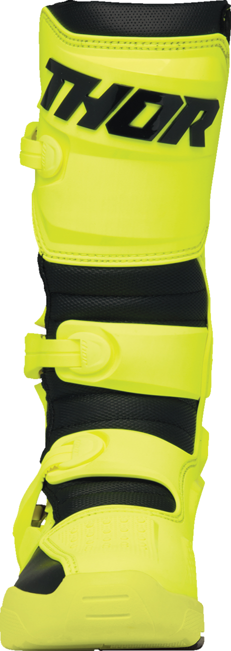 A Motokrosové boty / MX boty, boty na motocross THOR BLITZ XR MX BOOTS barva acid/černá - pár velikost 43