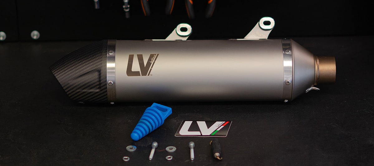 Koncovka výfuku motocyklu LEOVINCE X3 EVO pro KTM 500 EXC-F 2020 - 2023