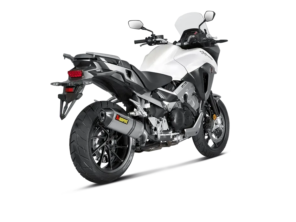 Koncovka výfuku motocyklu AKRAPOVIČ SLIP-ON SERIES MUFFLERS pro HONDA VFR 800 X CROSSRUNNER rok 2015-2016, homologovaná