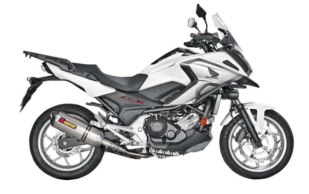 Koncovka výfuku motocyklu AKRAPOVIČ SLIP-ON SERIES MUFFLERS pro HONDA NC 700 / 750 X rok 2012-2020 homologovaná