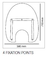 Plexi Puig America 3 pro Kawasaki VN1700 CLASSIC 09-14