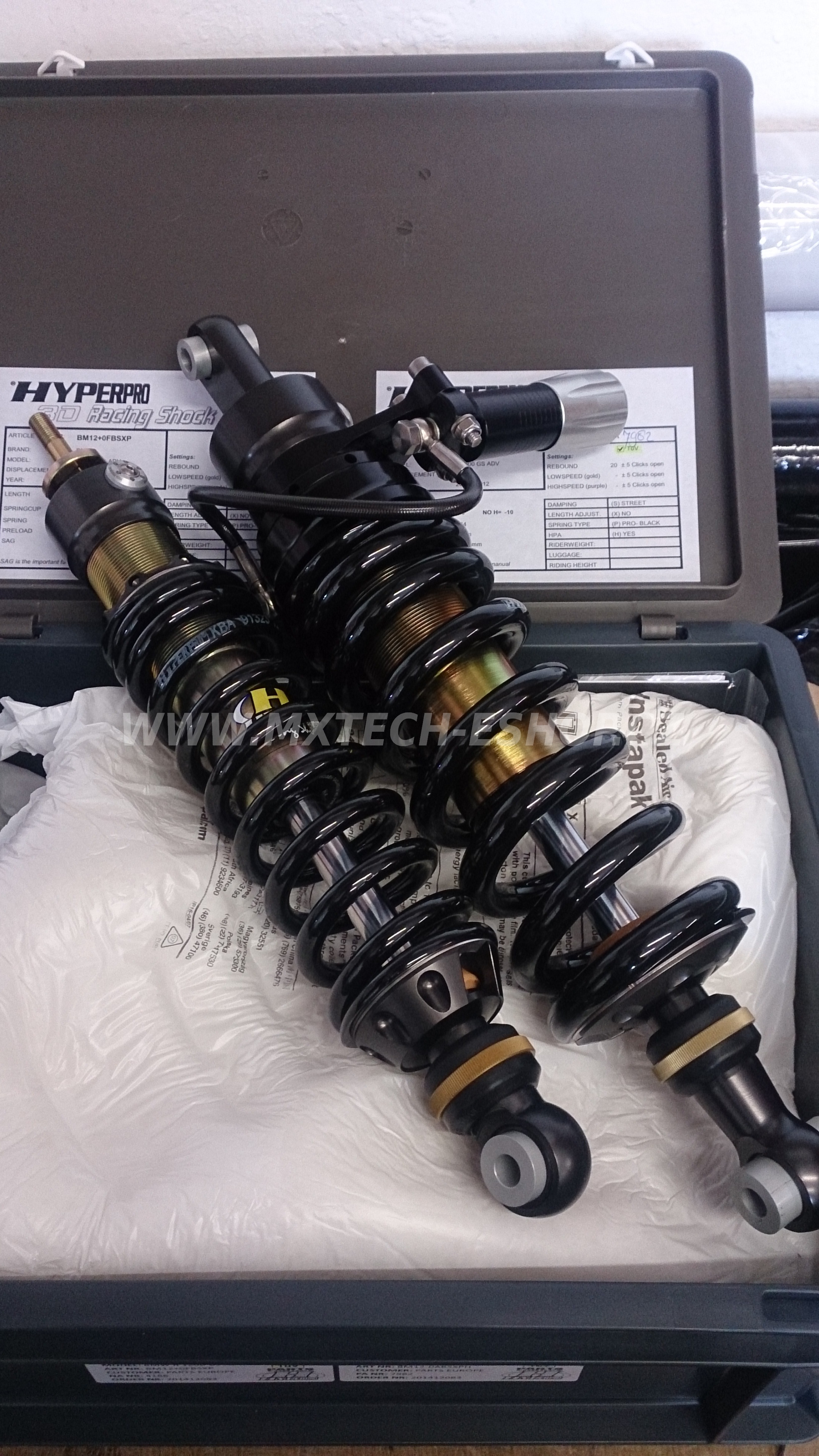 Sada tlumičů Hyperpro pro BMW F 650 GS DAKAR 00-07