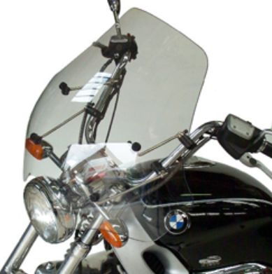 Plexi motocyklu BULLSTER pro BMW R 1150 RT 1996-2005 čiré, výška 49 cm