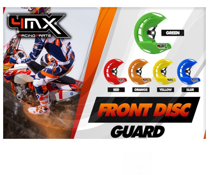 Chránič -kryt předního kotouče 4MX DISK GUARD YAMAHA YZ 250F/450F 07-13 MODRÝ