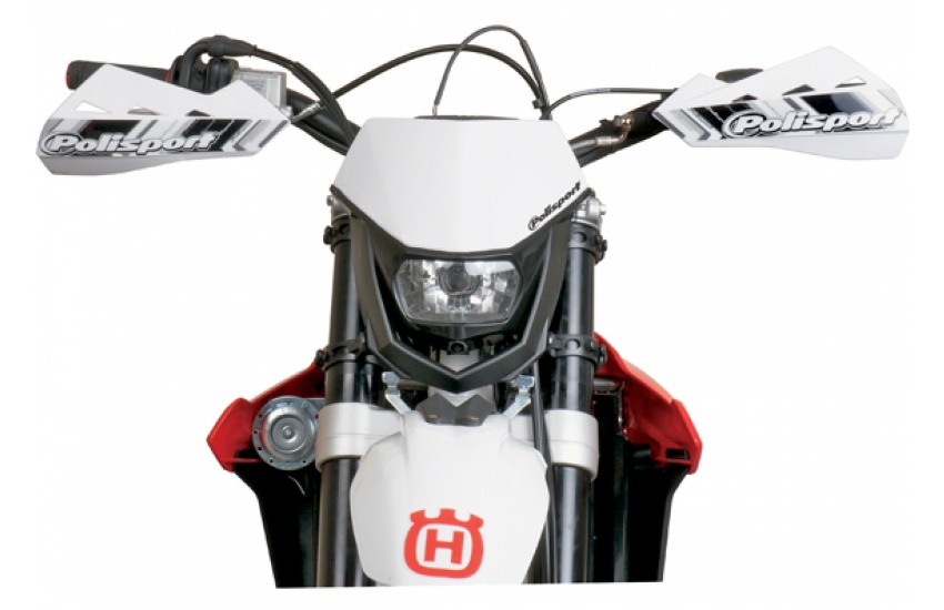 Univerzální přední maska se světlem POLISPORT HALO HEADLIGHTS RED