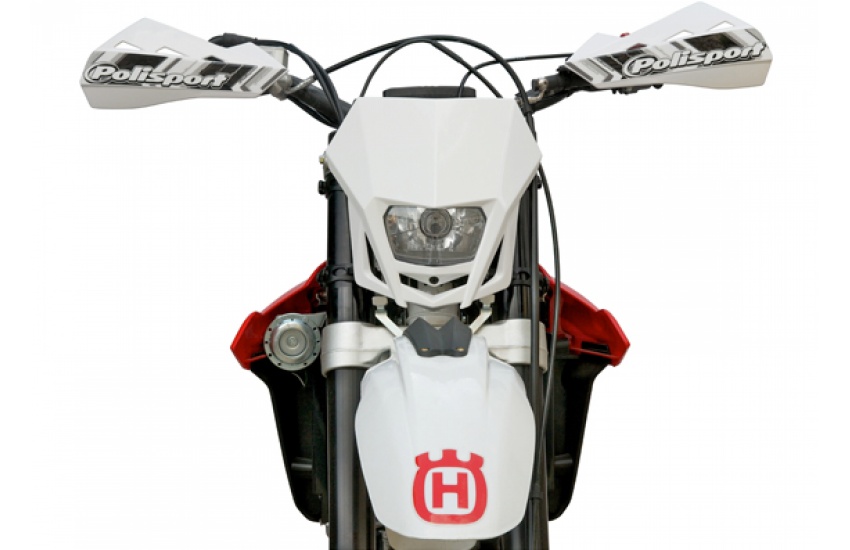 A Univerzální přední maska POLISPORT LMX HEADLIGHT 8657600006 barva červená 