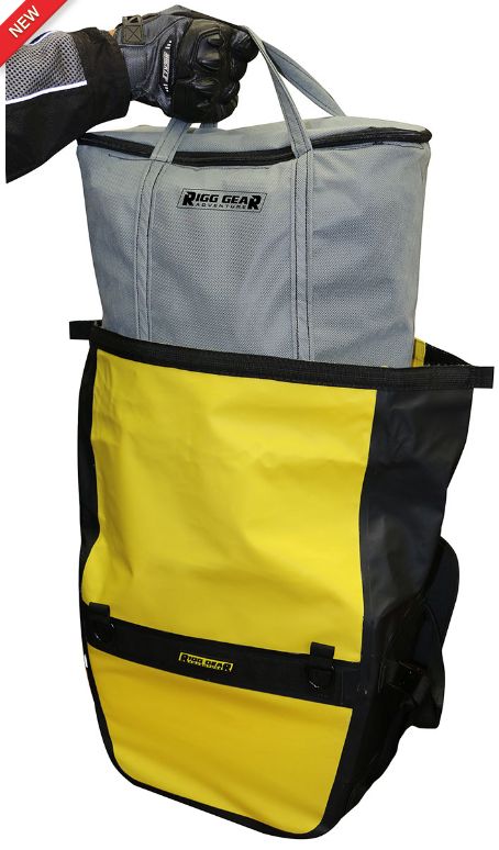 Vodotěsné motocyklové brašny NELSON RIGG SADDLEBAG ADV BLACK SE3050 
