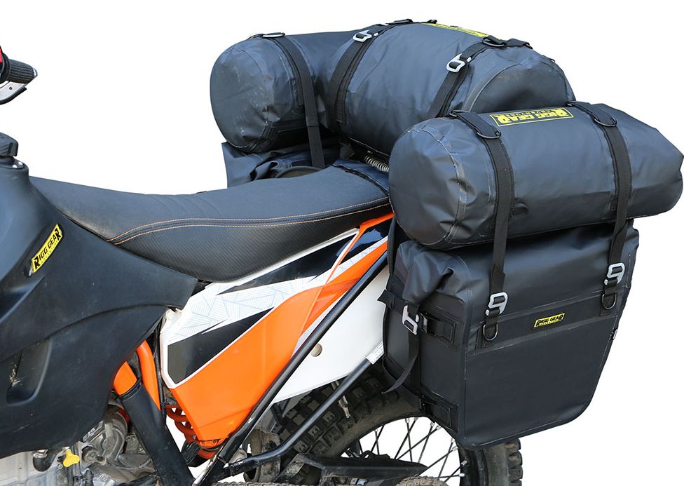 Vodotěsné motocyklové brašny NELSON RIGG SADDLEBAG ADV BLACK SE3050 