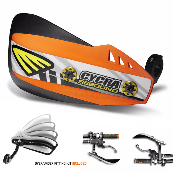 Chrániče páček CYCRA REBOUND FOLDING HANDGUARD RACER PACK WHITE