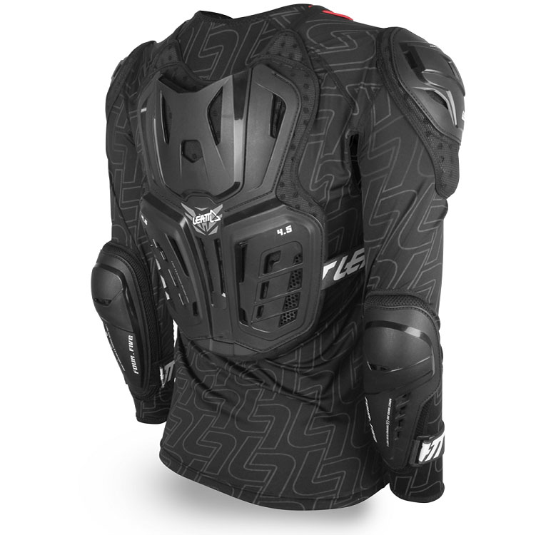a Hrudní chránič - chránič těla - košile LEATT 4.5 Body Protector černá vel. L/XL