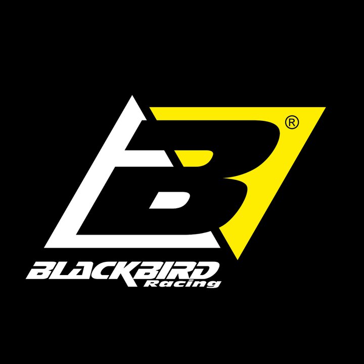 Set 3 kusů číslic pro polep motocyklu BLACKBIRD barva bílá, číslo 9