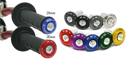 Zátky řídítek ZETA BAR END PLUGS Classic ¤ 35mm - oranžová