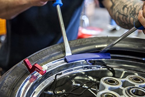 Pomocník při přezouvání MOOSE RACING  RIM PROTECTORS MODRÉ - sada  