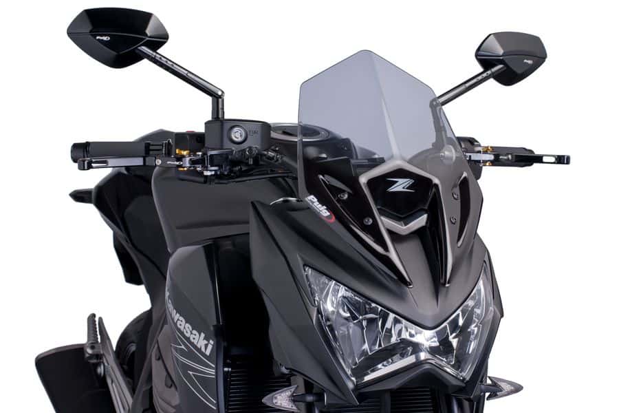 Plexi PUIG SPORT Kawasaki Z800 2013-2017 barva tmavě kouřová