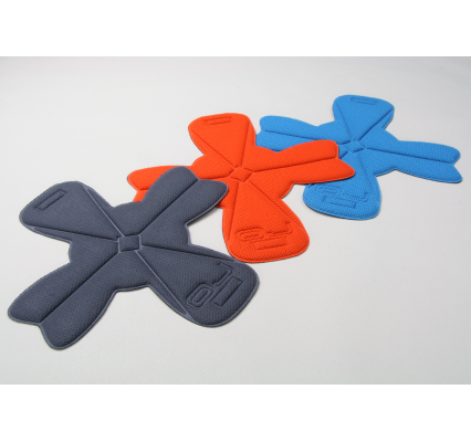 A Vnitřní výstelka do přilby OJ FLOWER HELMET LINERS - ORANŽOVÁ
