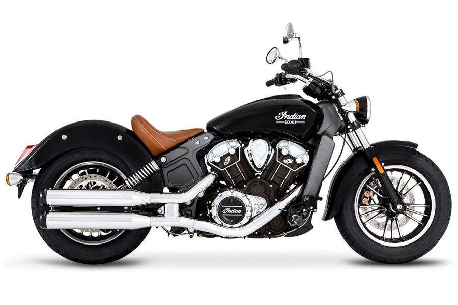 Koncovky výfuku RINEHART RACING MUFFLER SLIP-ON 3.5" BLACK pro INDIAN SCOUT 60 ABS Sixty 999 2016-2021 57 KW(78 PS) 