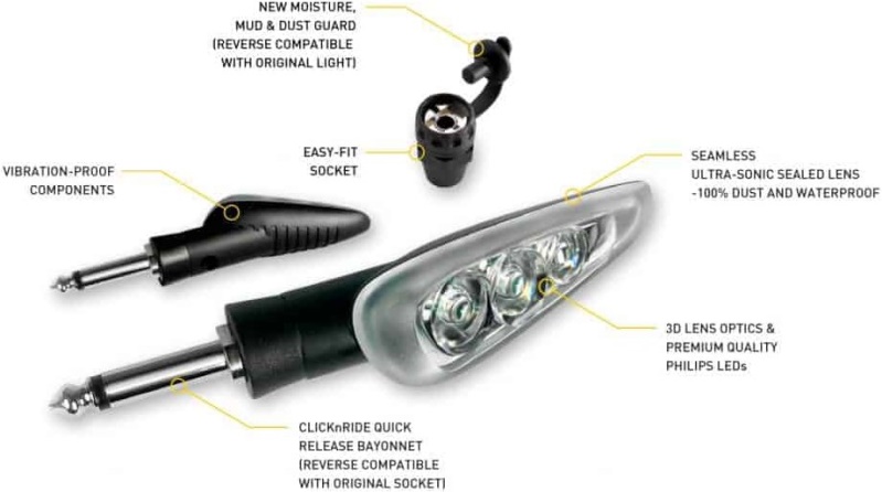 024.4207 - LED resistory CLICK'n'RIDE 4207 k odnímatelným LED blinkrům