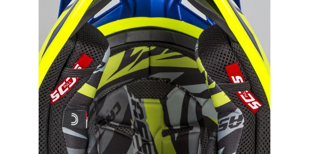 a Motokrosová přilba CASSIDA CROSS PRO 2 CONTRA ŽLUTÁ FLUO/ČERNÁ/ŠEDÁ/BÍLÁ lesklá vel. S